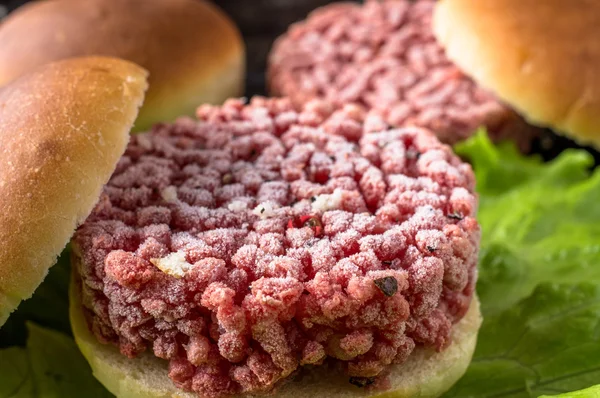 Frozen hamburger — Stock Photo, Image