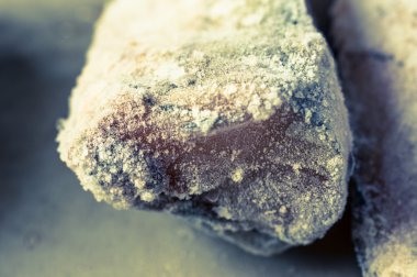 Dondurulmuş balık portre