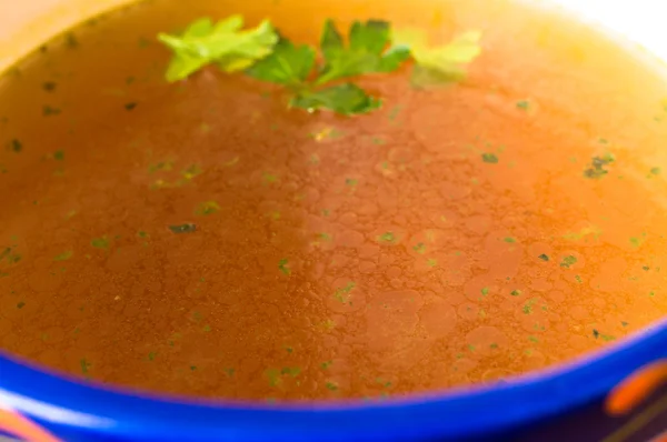 Beef bouillon closeup — Stock Photo, Image