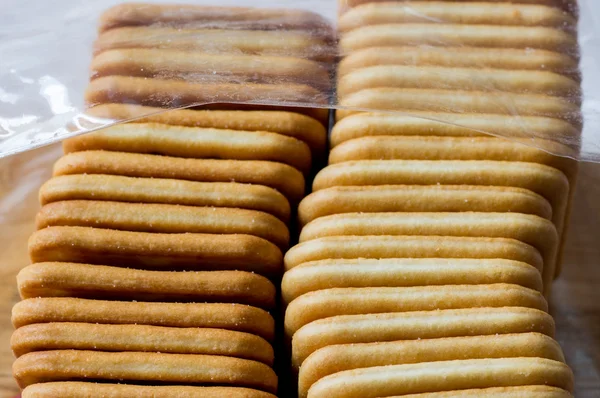 Packing cookie cracker — Stock Photo, Image