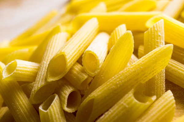 Maccheroni pasta closeup pile — Stock Photo, Image