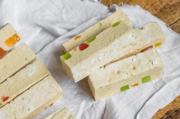 Nougat tongkat gaya Rustic — Stok Foto