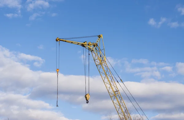 Mobile crane boom — Stock Photo, Image