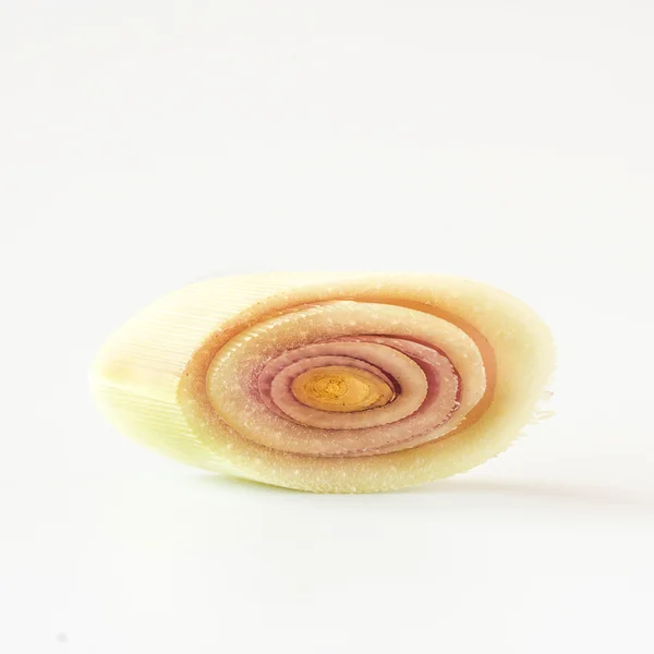 Φρέσκο λεμονόχορτο σε λευκό φόντο — Φωτογραφία Αρχείου