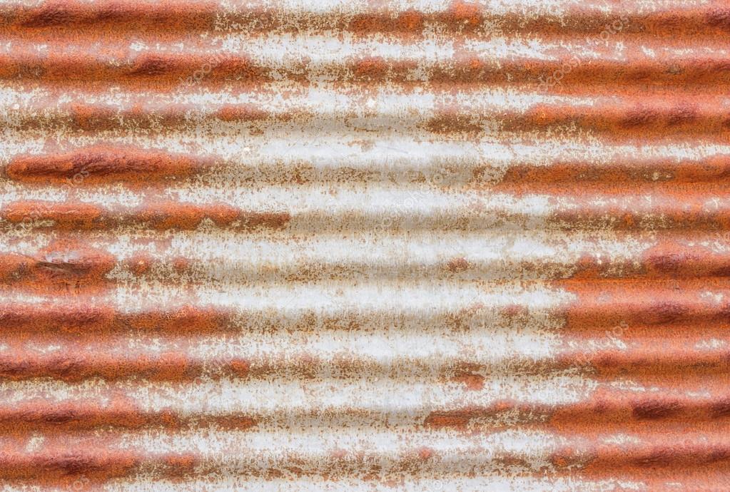 A rusty corrugated iron metal texture — Stock Photo © rutchapong #109466516