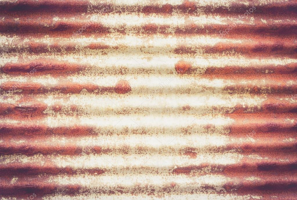 Rusty corrugated iron metal texture — Stock Photo © rutchapong #110016690