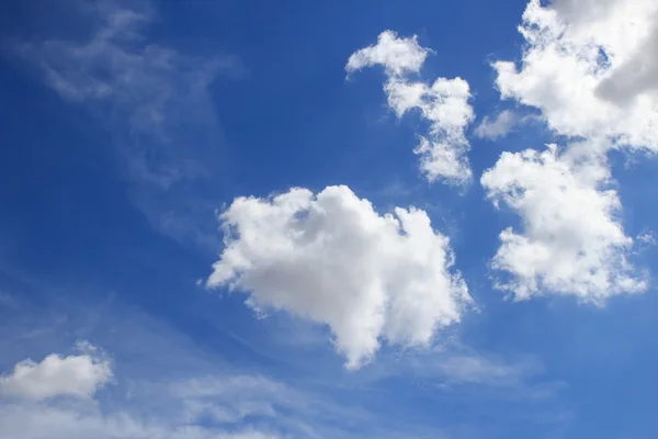 Blue sky and white clouds — Stock Photo, Image