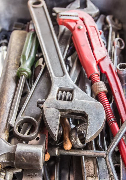 Technician tools in the box — Stock Photo, Image