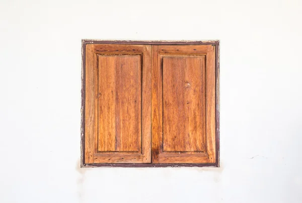 Vintage-Fenster auf Grunge-Zement Hintergrund — Stockfoto