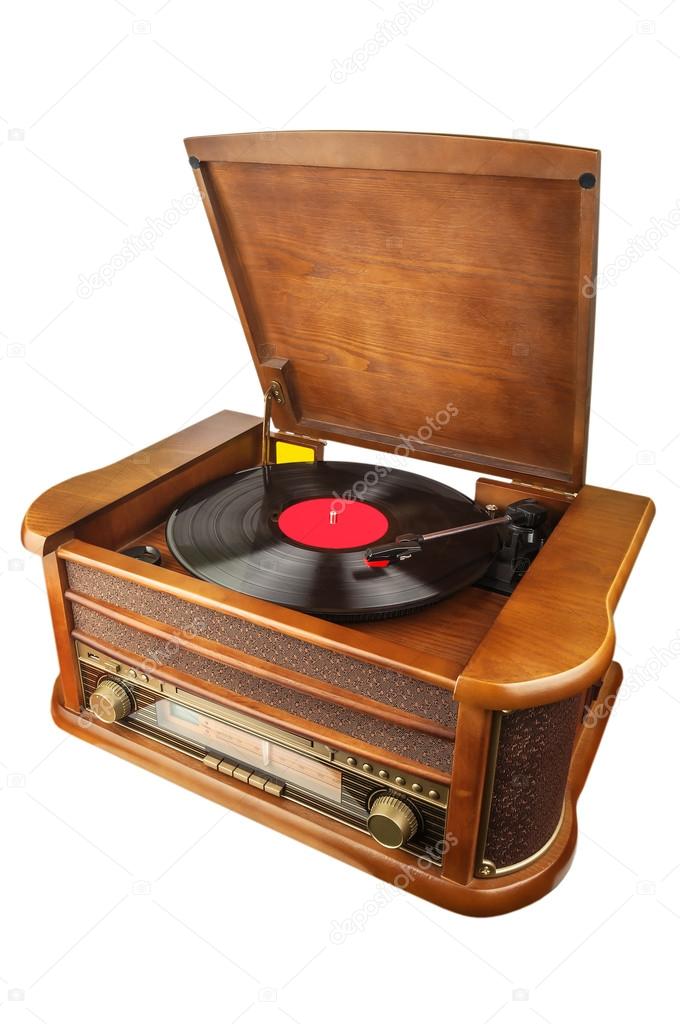 retro vinyl player
