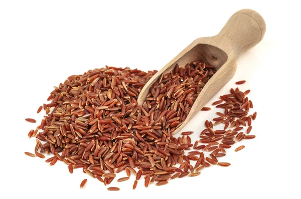 Montón de arroz rojo (marrón) — Foto de Stock