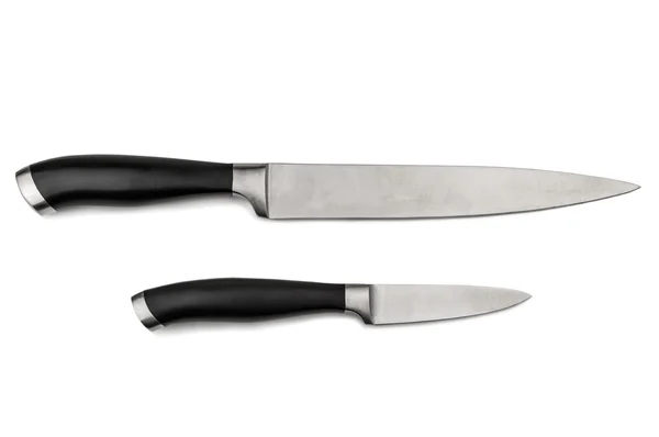 Two knives on white — Stock Photo, Image