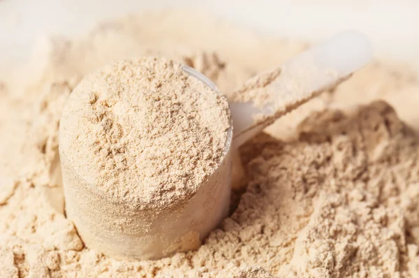 Heap of protein powder — Stock Photo, Image