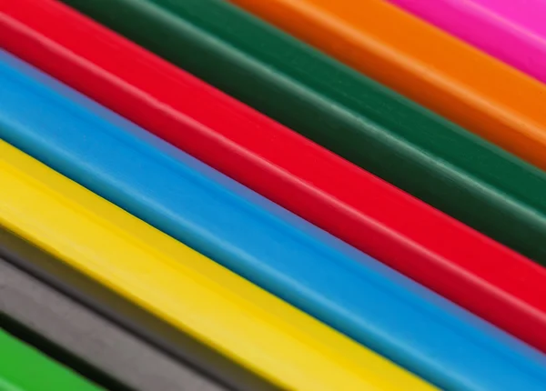 Lápices de colores como textura — Foto de Stock