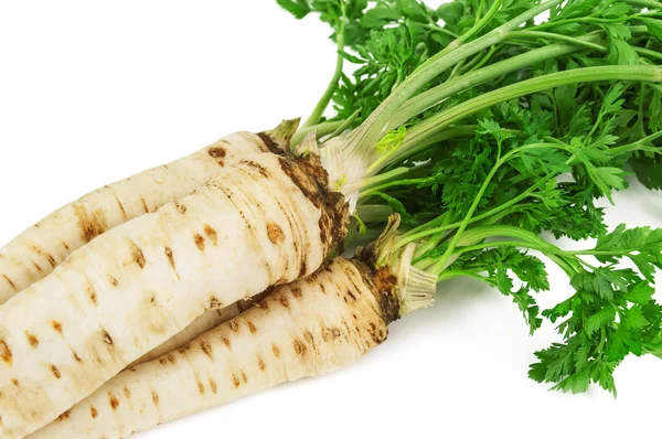 Parsley roots with leaves — Stock Photo, Image
