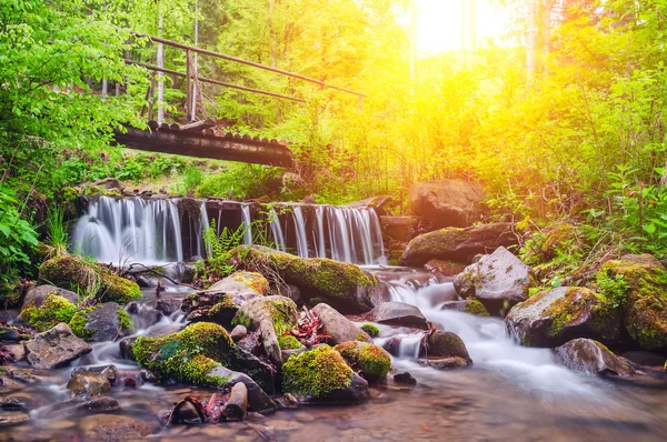 Cascada en cascada pequeña — Foto de Stock