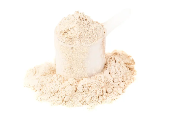 Heap of protein powder — Stock Photo, Image