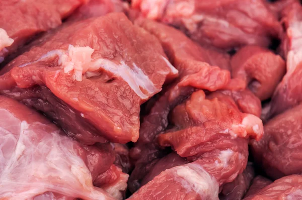 Kawałków surowego mięsa — Zdjęcie stockowe