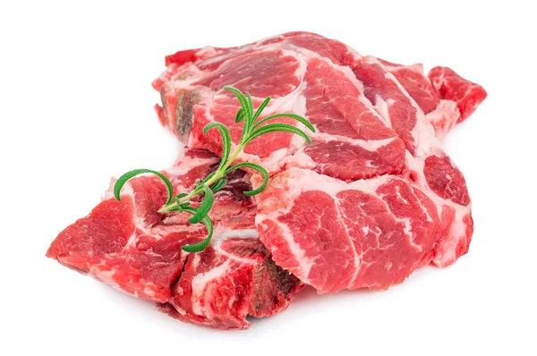 Iki çiğ biftek — Stok fotoğraf