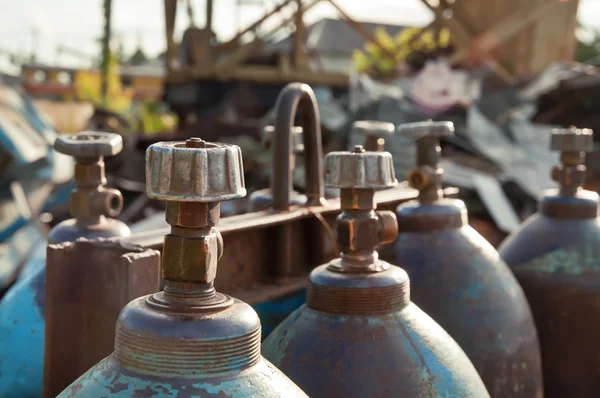 Cylinders of oxygen — Stock Photo, Image