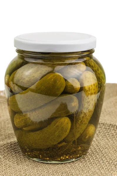 Isolated pickled cucumber — Stock Photo, Image