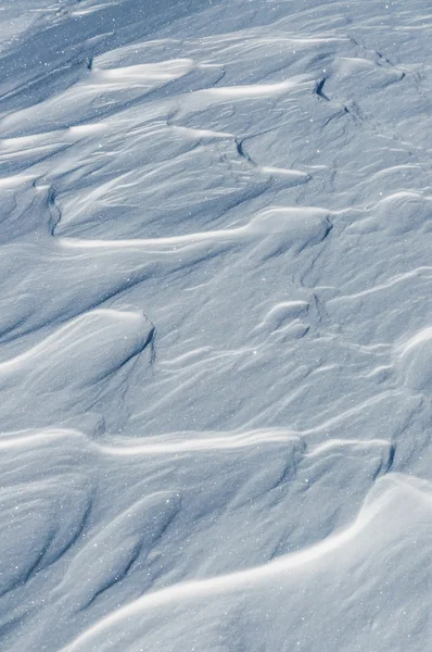 Textura de ondas de neve — Fotografia de Stock