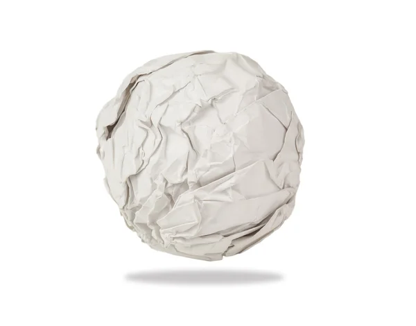 Pelota de papel arrugado — Foto de Stock