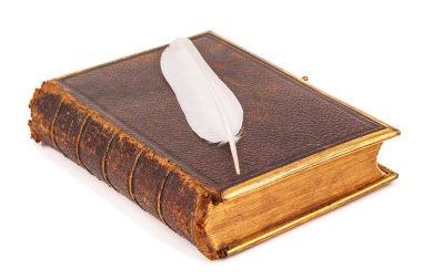 eski kahverengi kitap