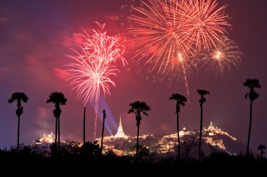 Güzel tatil havai fişek