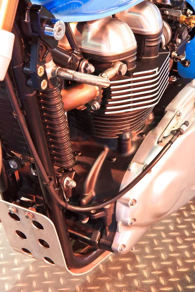 Motorcycle engine close up — Stock Photo, Image