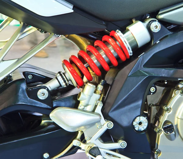 Shock Absorber's motorcycle — Stock Photo, Image