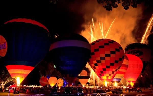 Thajsko mezinárodní balon festival — Stock fotografie