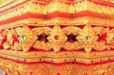  bir tapınak duvarındaki Tay çizgi 