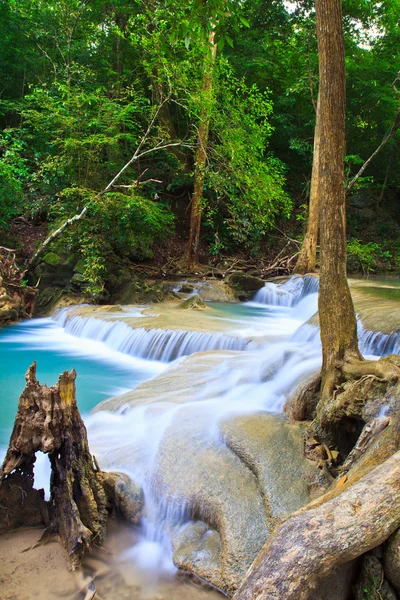 Waterfall in forest Kanjanaburi — Stock Photo, Image