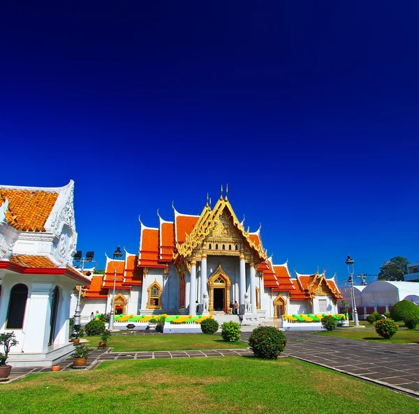 Temple Wat Benchamabophit em Bangkok — Fotografia de Stock