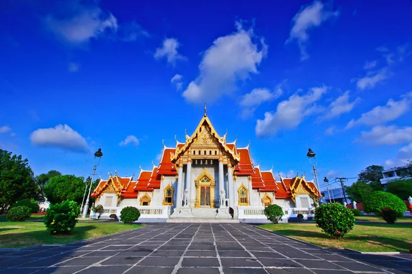 Templul Wat Benchamabophit în bangkok — Fotografie, imagine de stoc