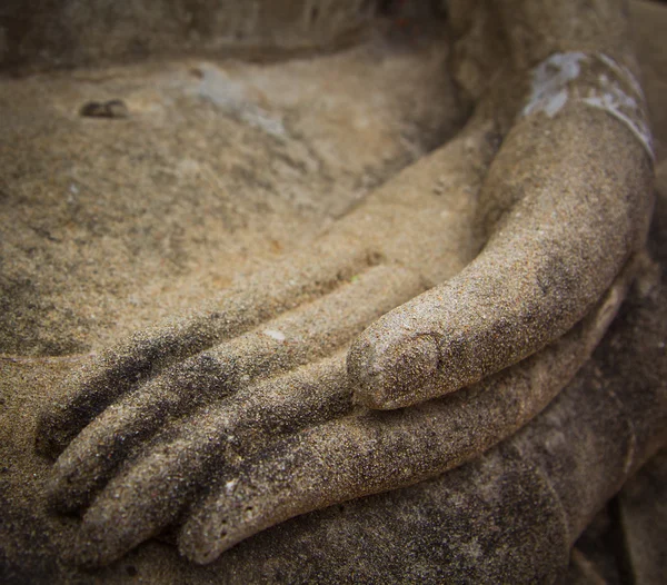 Starożytne ręka Buddy — Zdjęcie stockowe