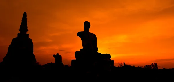 Vecchio Tempio in Ayutthaya — Foto Stock