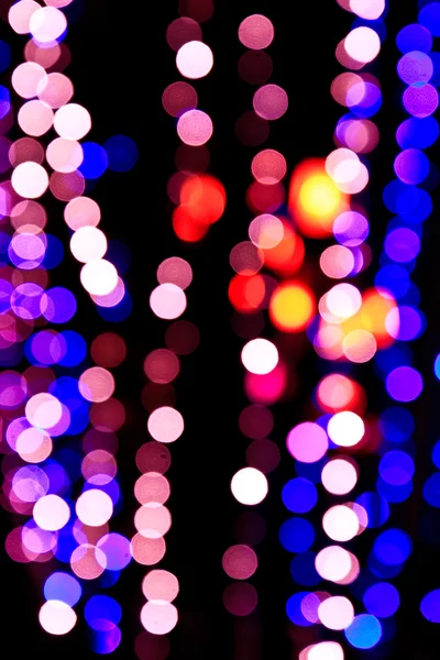 Ослабленные задние фонари ночью — стоковое фото