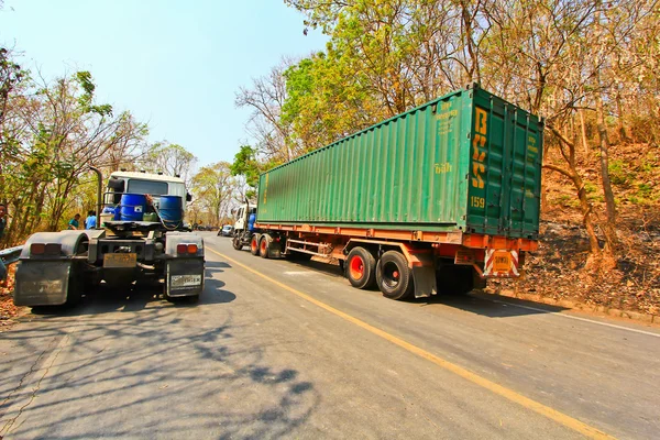 Accidente en carretera en Tailandia —  Fotos de Stock