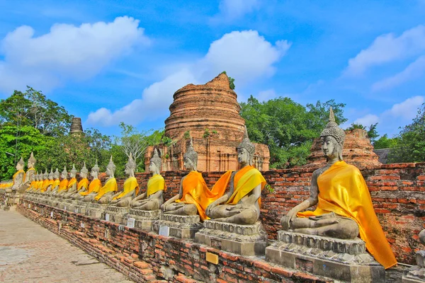 Tempio di Ayuthaya, Thailandia — Foto Stock