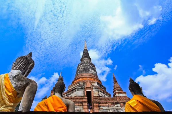 Tempel van ayuthaya, thailand — Stockfoto