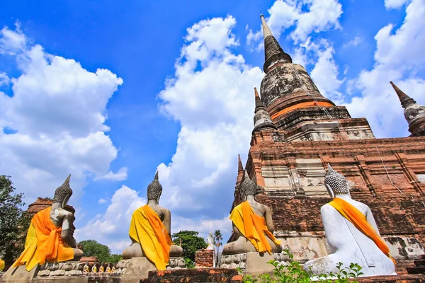 Tempel van ayuthaya, thailand — Stockfoto