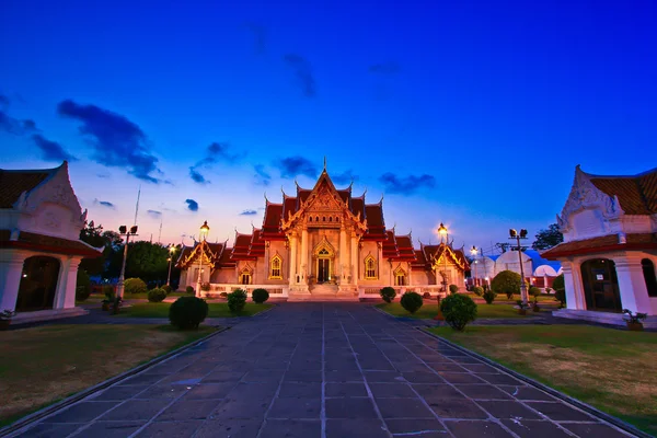 Tempio Wat Benchamabophit a Bangkok — Foto Stock