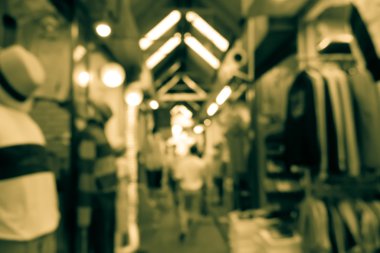 Hafta sonu Pazar Bangkok bulanıklık