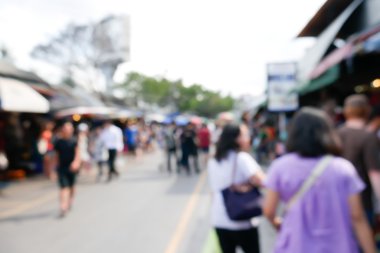 Hafta sonu Pazar Bangkok bulanıklık