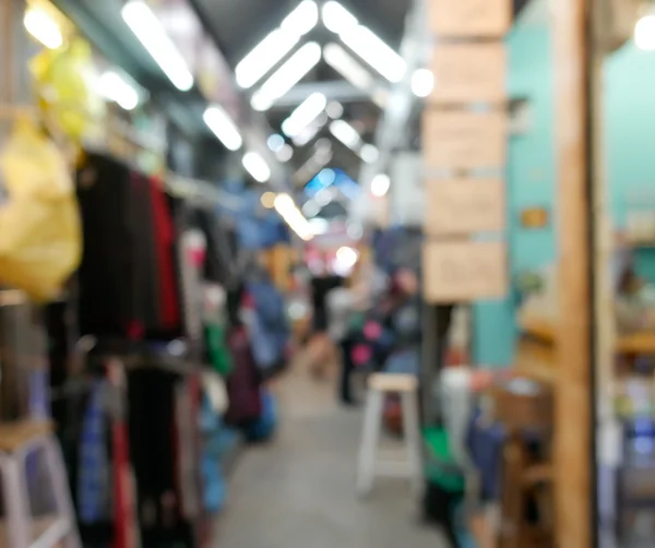 Mercado de fim de semana Blur em Bancoc — Fotografia de Stock