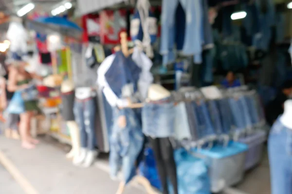 Blurred jeans Shop — Stock Photo, Image