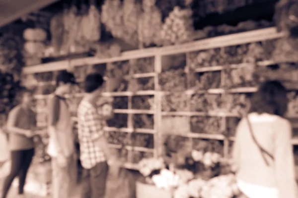 Bulanık çiçekçi dükkanı — Stok fotoğraf