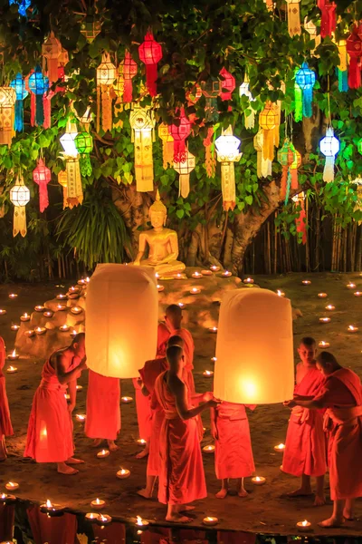 Loy Krathong festival — Stockfoto